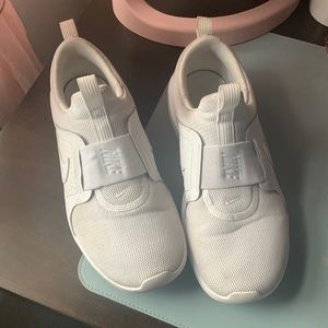 Nike white walking shoes